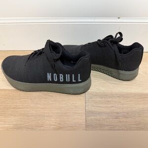 NOBULL Black Shoes with Olive green bottom